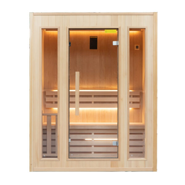 sauna finlandese 3 posti da casa economica 4,5 kW