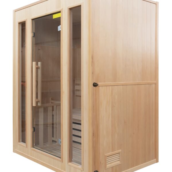 sauna finlandese 3 posti da casa economica 4,5 kW