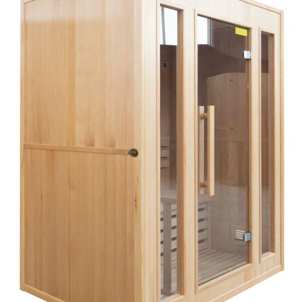sauna finlandese 3 posti da casa economica 4,5 kW