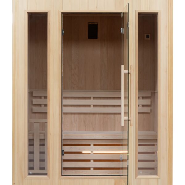 sauna finlandese 3 posti da casa economica 4,5 kW