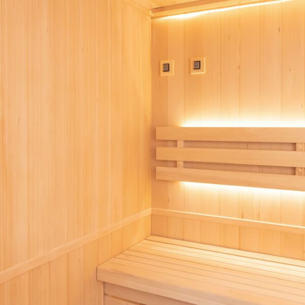 sauna 4 posti finlandese ad angolo economica per casa