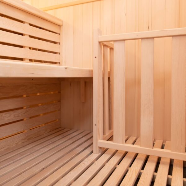 sauna 4 posti finlandese ad angolo economica per casa