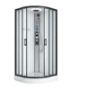 Box doccia idromassaggio rotondo 90x90 Bianco