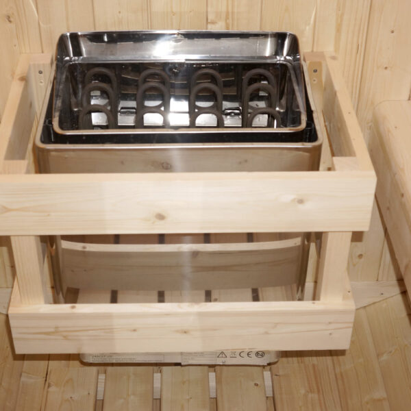 sauna a botte per 4 persone in abete naturale