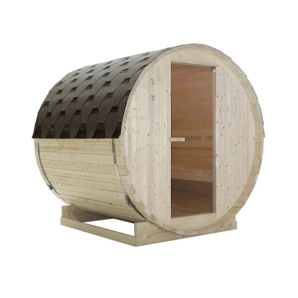 sauna a botte per 4 persone in abete naturale