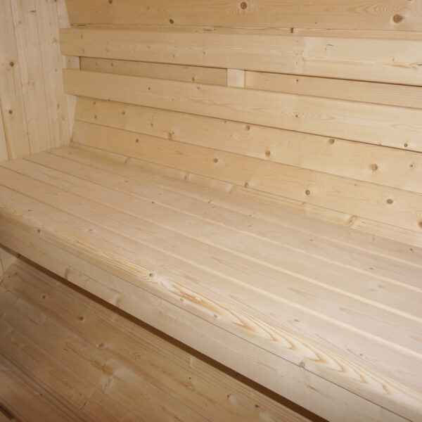 sauna a botte per 4 persone in abete naturale