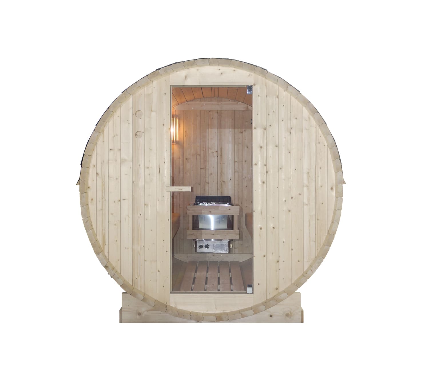 sauna a botte in abete 6 persone