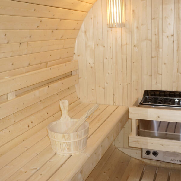 sauna a botte in abete 6 persone