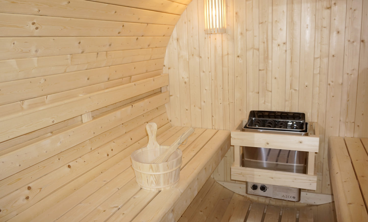 sauna a botte in abete 6 persone