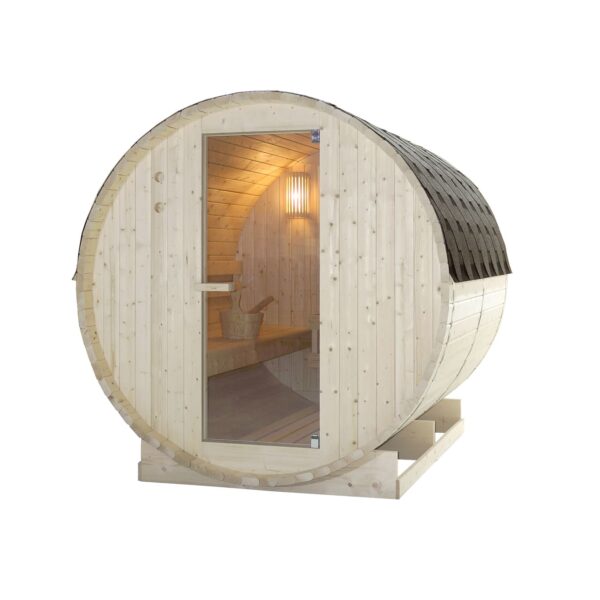 sauna a botte in abete 6 persone