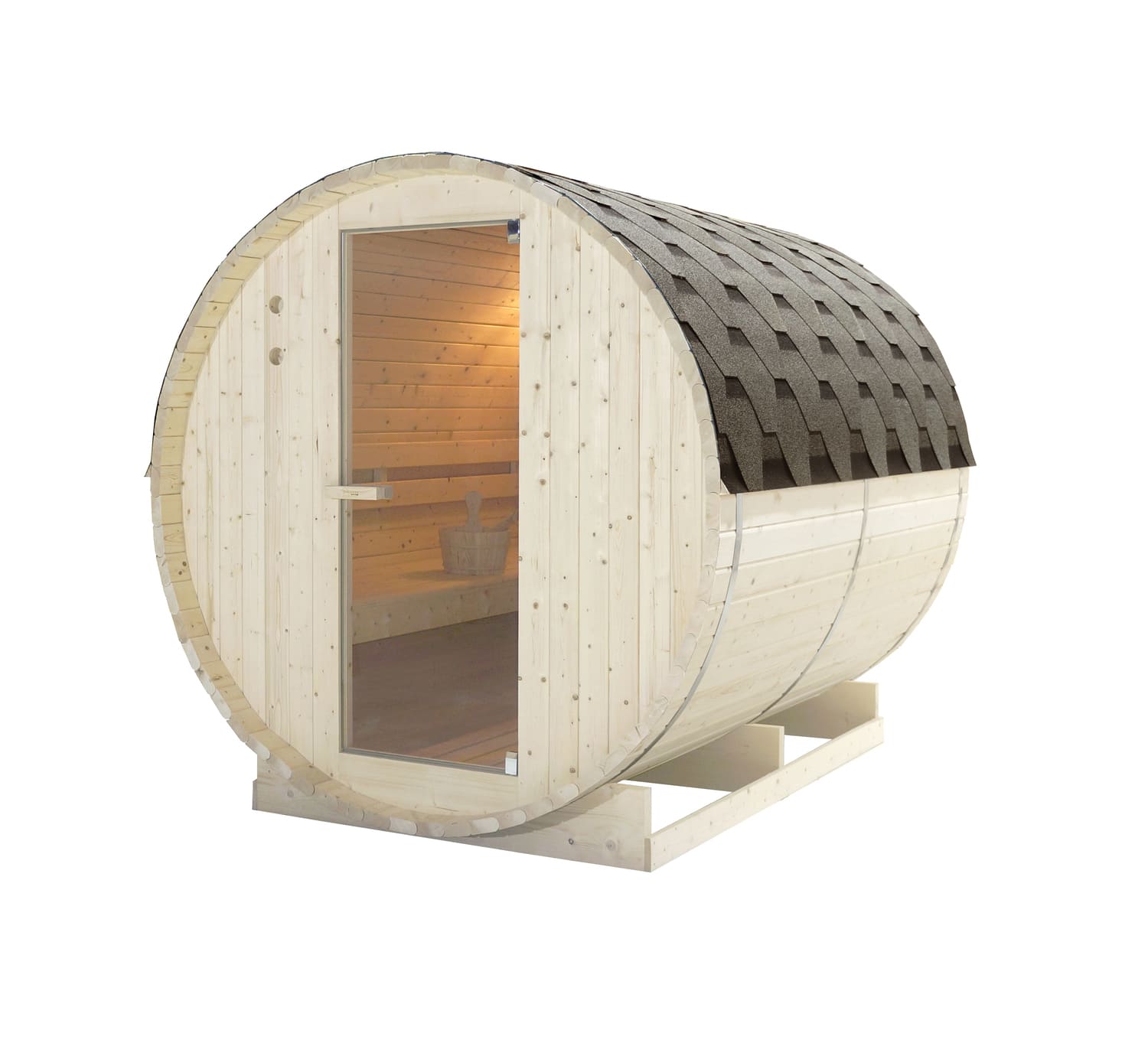 sauna a botte in abete 6 persone