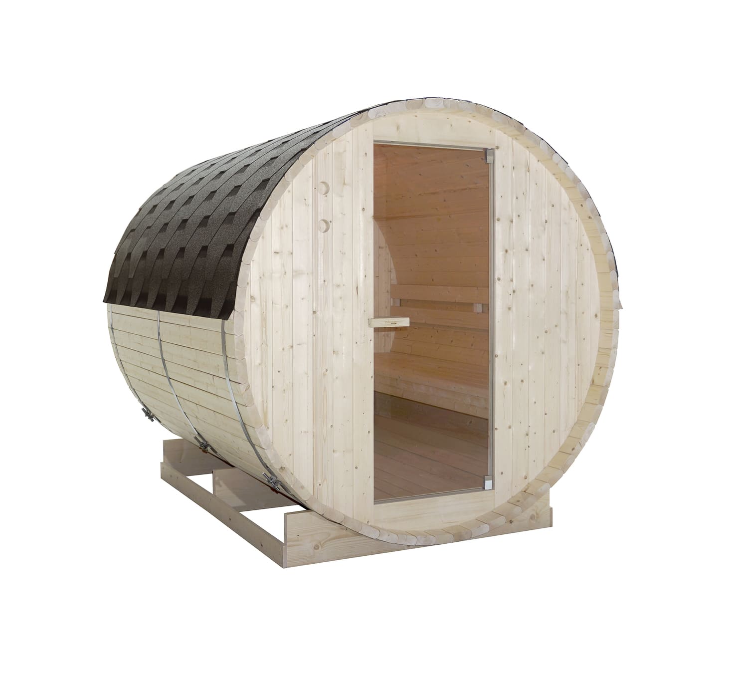 sauna a botte in abete 6 persone