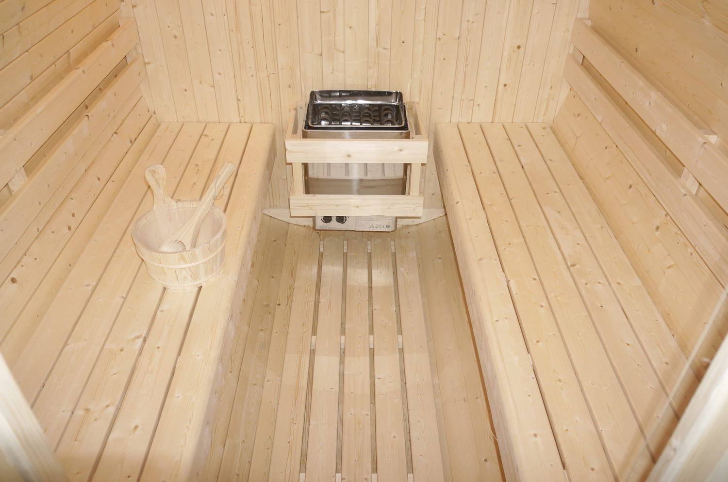 sauna a botte in abete 6 persone