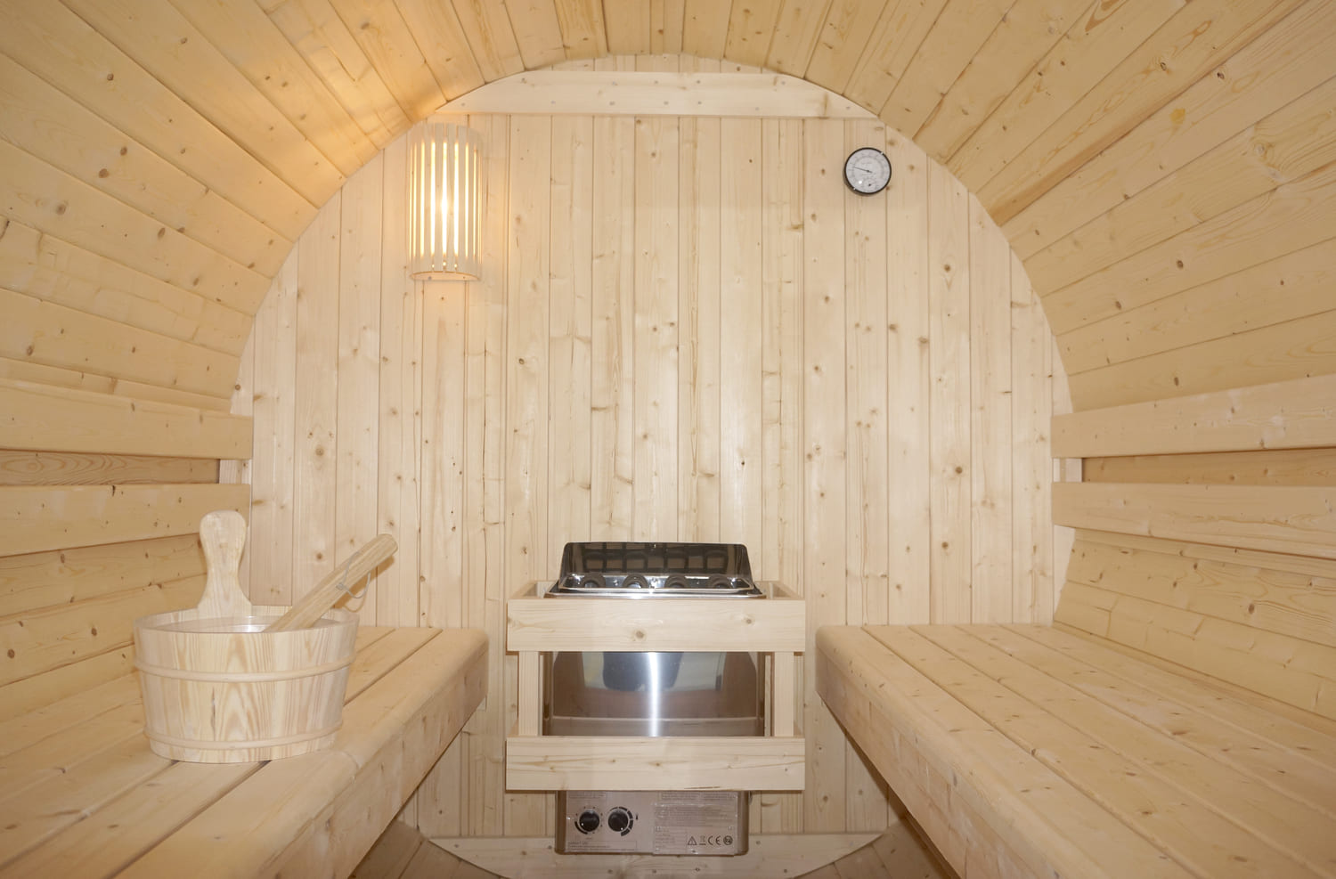 sauna a botte in abete 6 persone