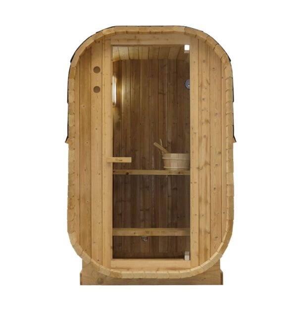 frontale sauna da esterno economica in termotrattat