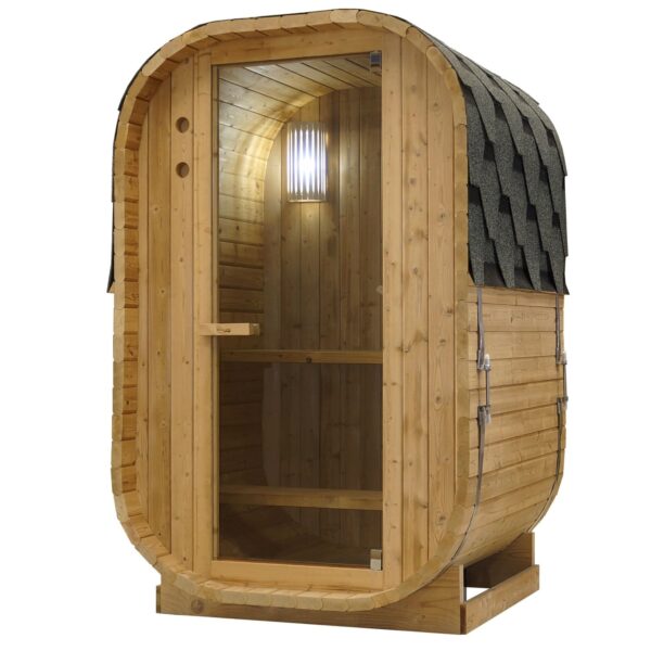 frontale sauna da esterno economica in termotrattato