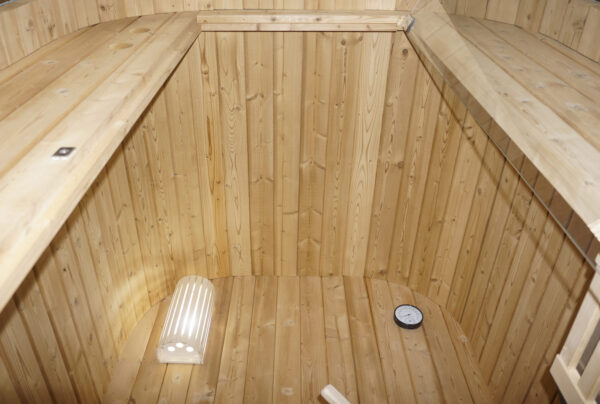 panche per sauna da terrazzo