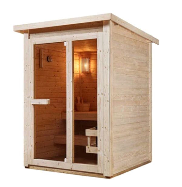 vista sauna da esterno economica da 3-4