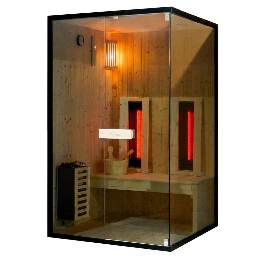 sauna combinata finlandese e infrarossi 2 posti