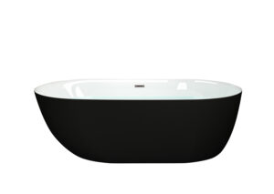 Vasca Freestanding nera vista3 G9036