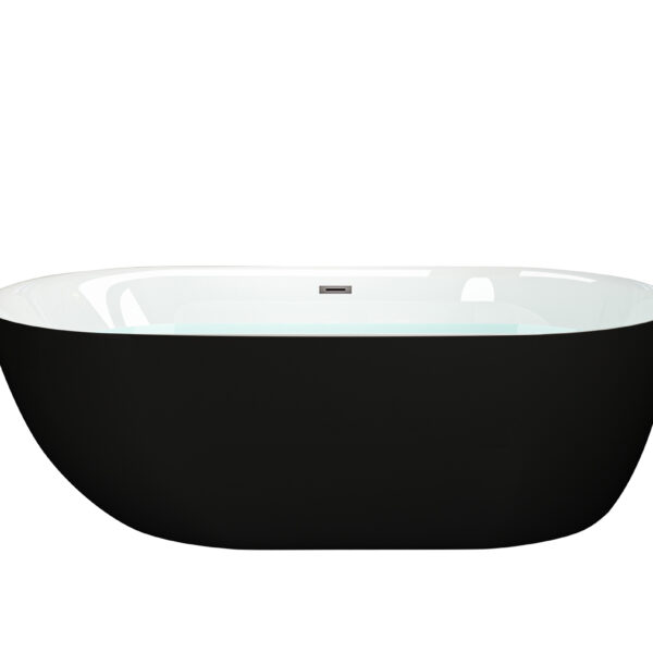 Vasca Freestanding nera vista3 G9036