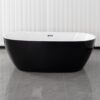 vasca freestanding economica esterno nero