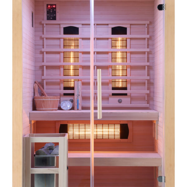 J30130 - TWINCOMBI Sauna Infrarossi 2 Frontale