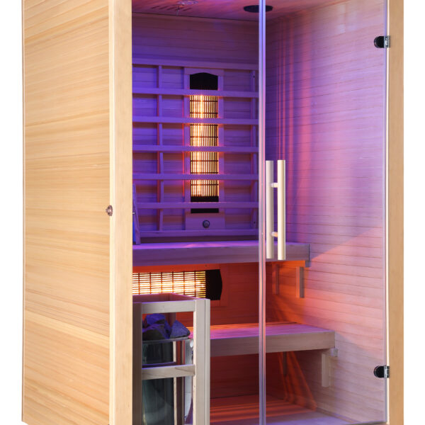 J30130 - TWINCOMBI Sauna Infrarossi 7 Laterale dx Viola
