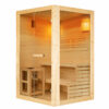 sauna finlandese per 2 persone economica con 2 vetrate