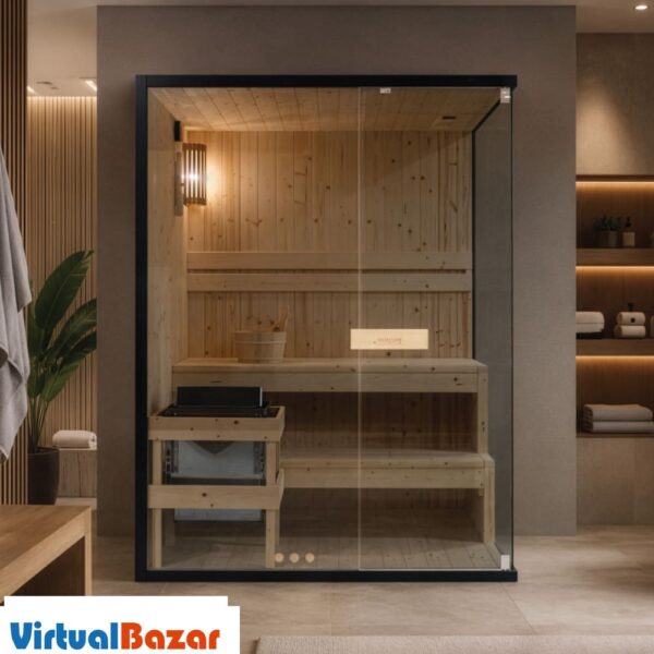 SAUNA 3 PERSONE VETRATA