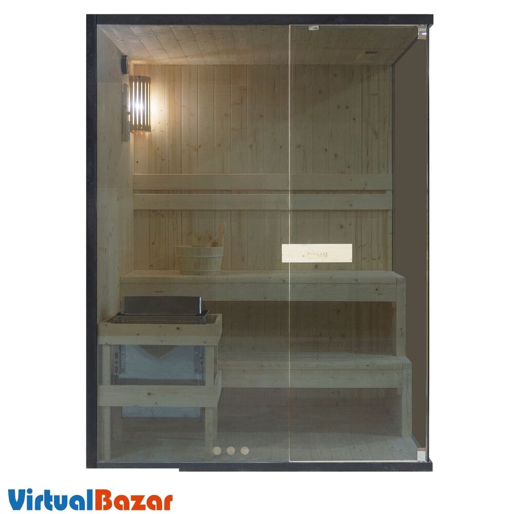SAUNA 3 PERSONE VETRATA