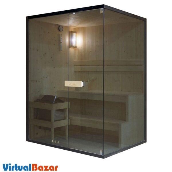 SAUNA 3 PERSONE VETRATA