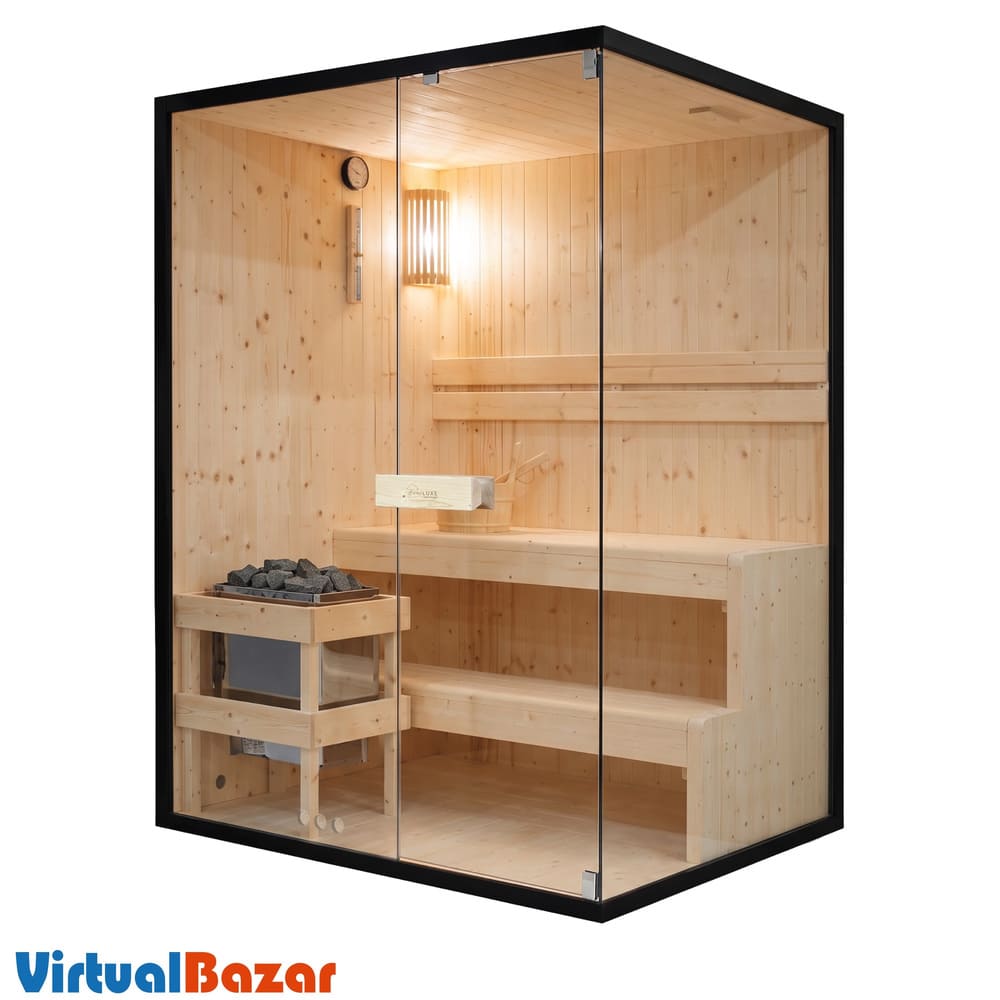 SAUNA 3 PERSONE VETRATA