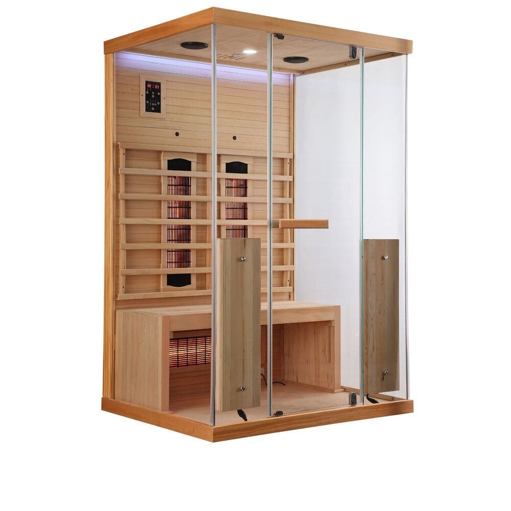 Sauna a infrarossi 2 posti vetrata