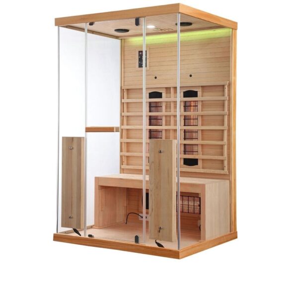 Sauna a infrarossi 2 posti vetrata