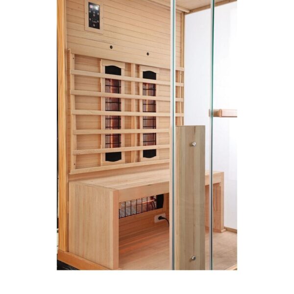 Sauna a infrarossi 2 posti vetrata