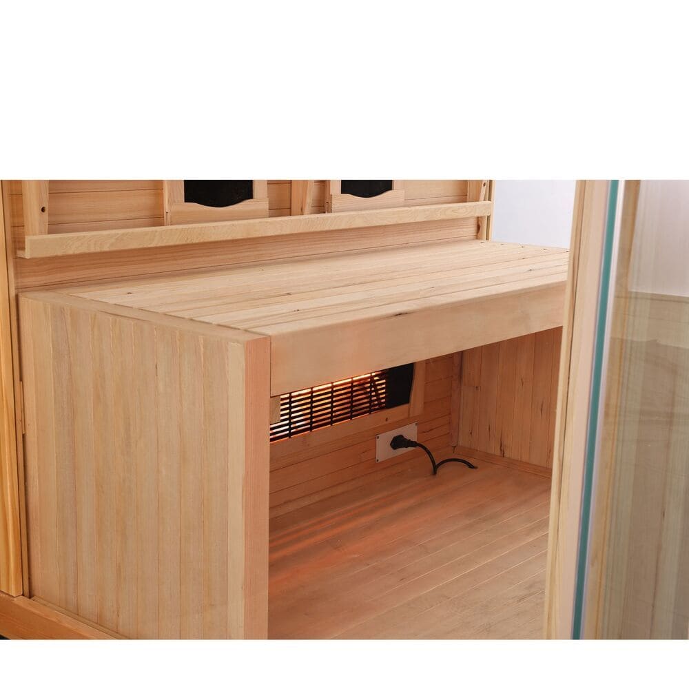 Sauna a infrarossi 2 posti vetrata