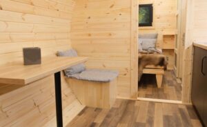 botte da campeggio, bungalow, casetta in legno, casetta mobile