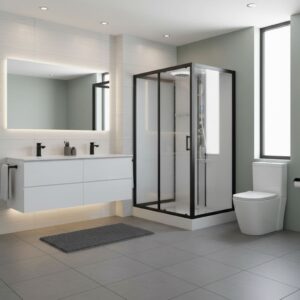 box doccia cabinato chiuso 120x90