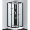 Box doccia idromassaggio semicircolare 90x90