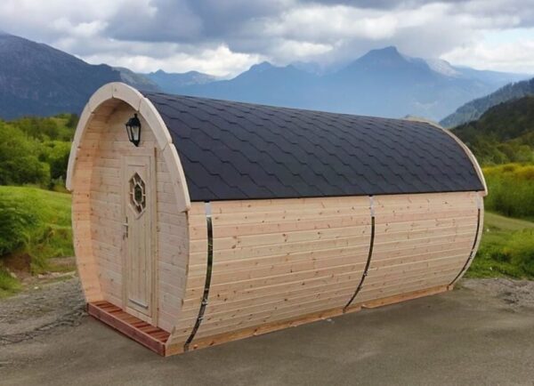 arredi interni bungalow per camping a botte in legno o glamping