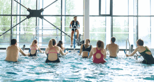 idrobike aquabike in alluminio per aquafitness