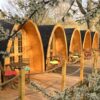pod da campeggio 2,4 x 4,8 m in legno di pino massiccio 46 m