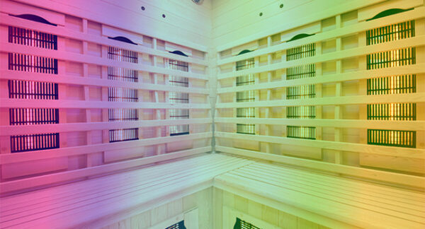 Sauna infrarossi 3 persone cromoterapia