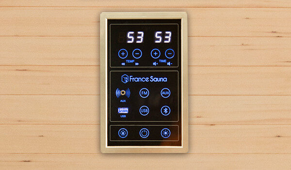 Sauna infrarossi 3 persone cromoterapia