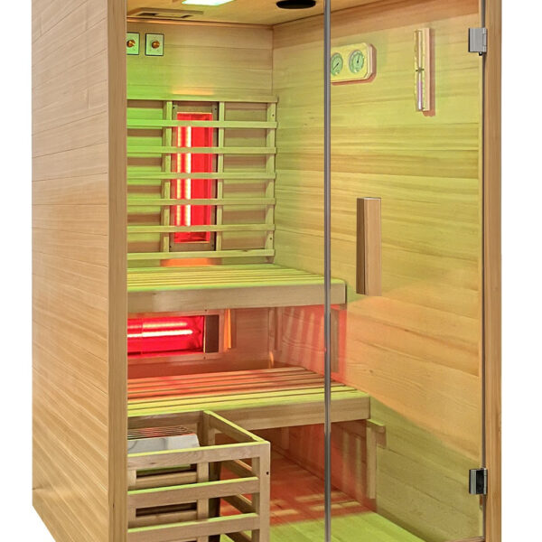 Sauna finlandese ed infrarossi combinata 2 persone