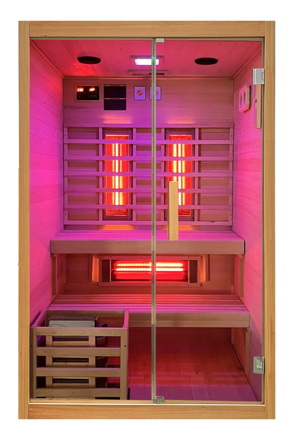 Sauna finlandese ed infrarossi combinata 2 persone