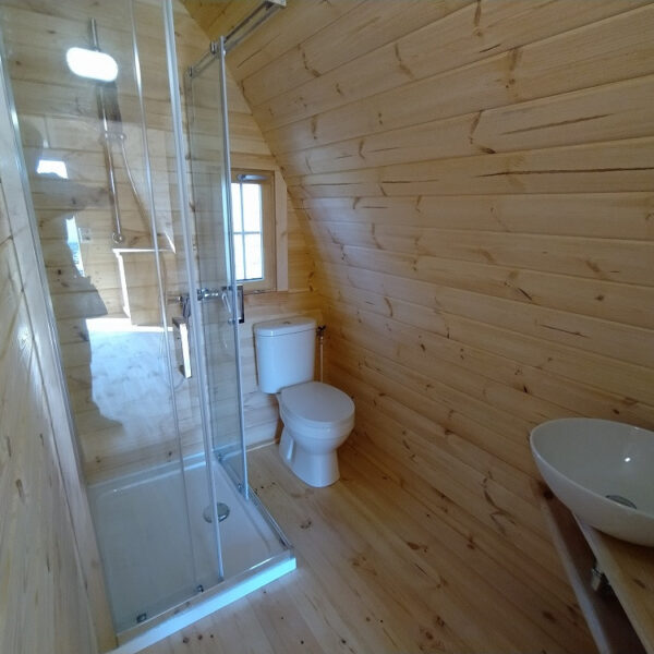 Bungalow Camping POD in legno casetta giardino 6x3 m