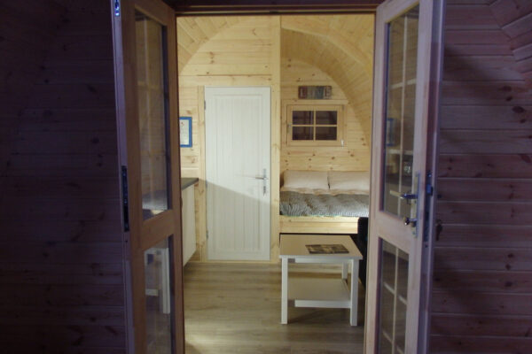 Bungalow Camping POD in legno casetta giardino 6x3 m