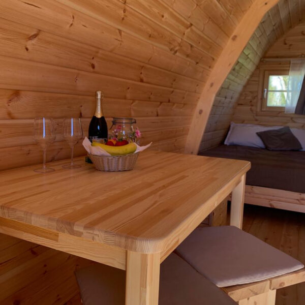 Bungalow Camping POD in legno casetta giardino 6x3 m